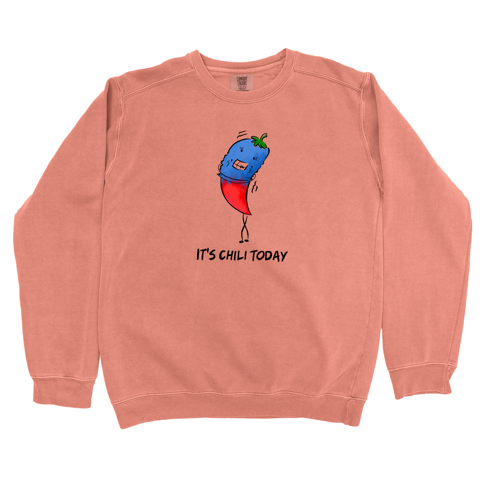 Sweatshirt Terracotta / S It’s Chili Today: Micro Barbi Sweatshirt