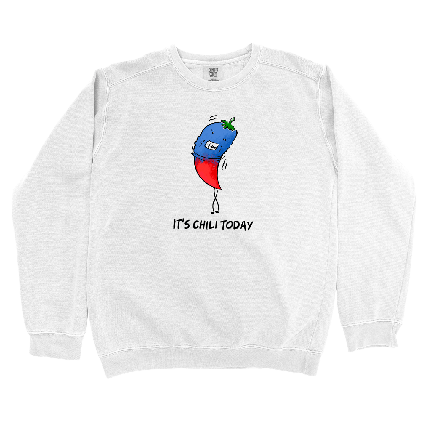 Sweatshirt White / S It’s Chili Today: Micro Barbi Sweatshirt