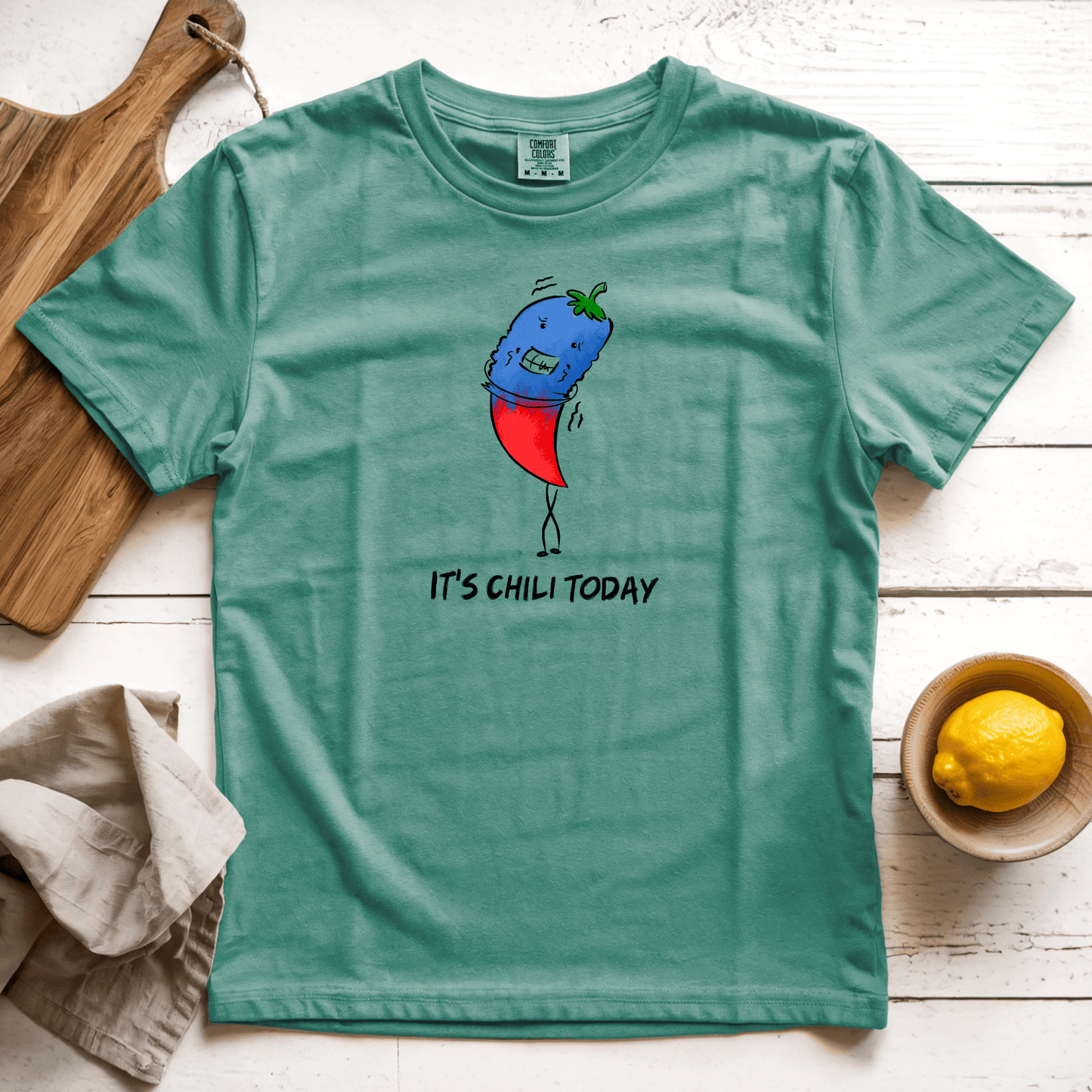 T-Shirt Light Green / S It’s Chili Today: Micro Barbi