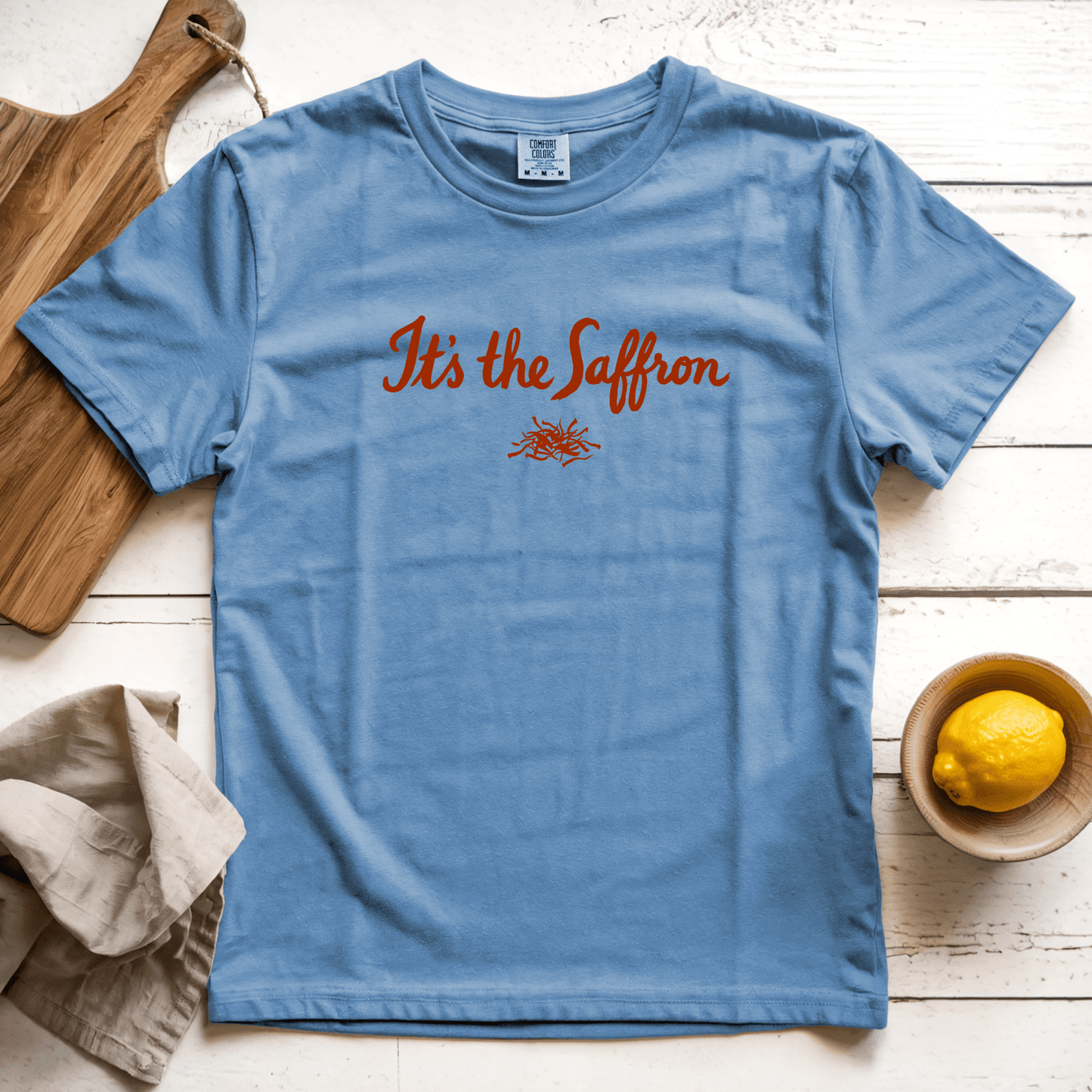T-Shirts Blue Jean / S It's the Saffron