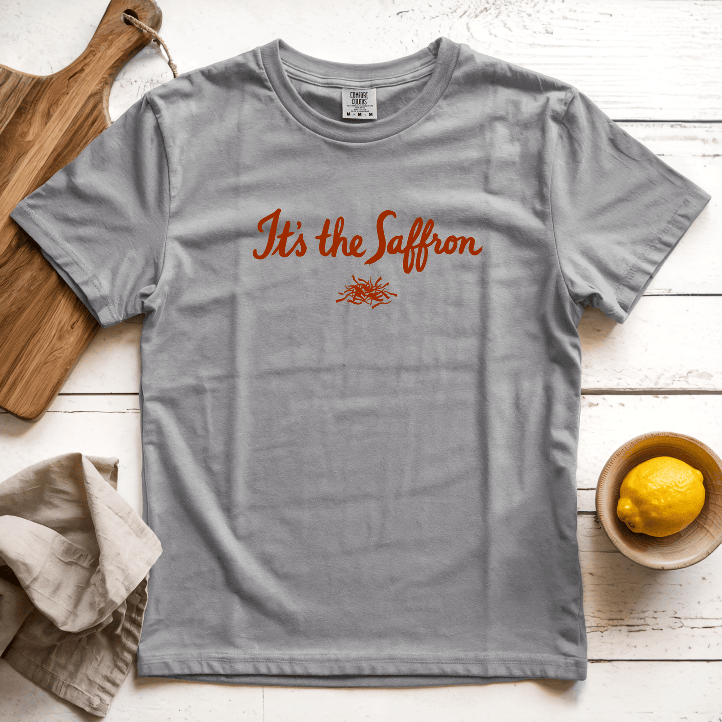 T-Shirts Grey / S It's the Saffron