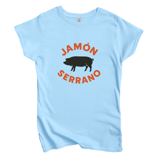 T-Shirt S / Light Blue Jamón Serrano Women's Tee