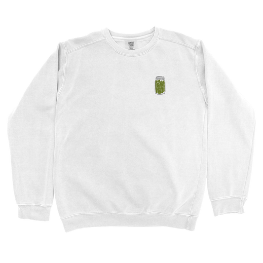 T-Shirts White / S Jar of Pickles Left Chest Sweatshirt