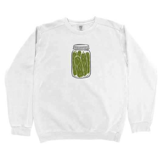 Sweatshirt White / S Jar of Pickles Sweatshirt