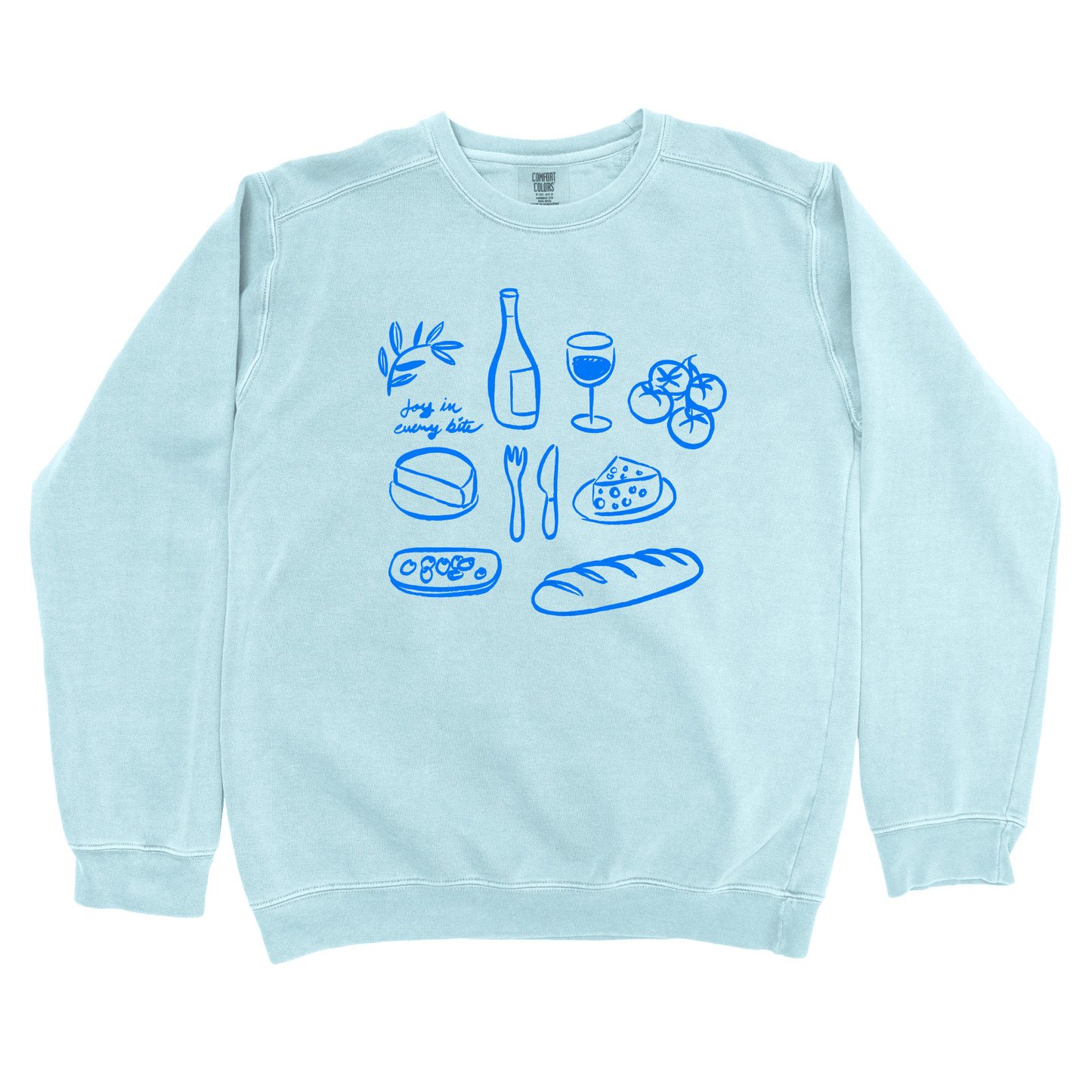 Sweatshirt Chambray / S Joy in Every Bite Sweatshirt