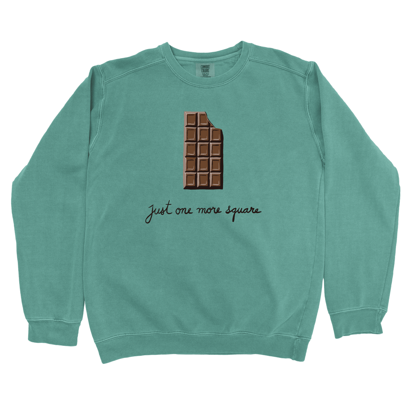 Sweatshirt Light Green / S Just One More Square Sweatshirt