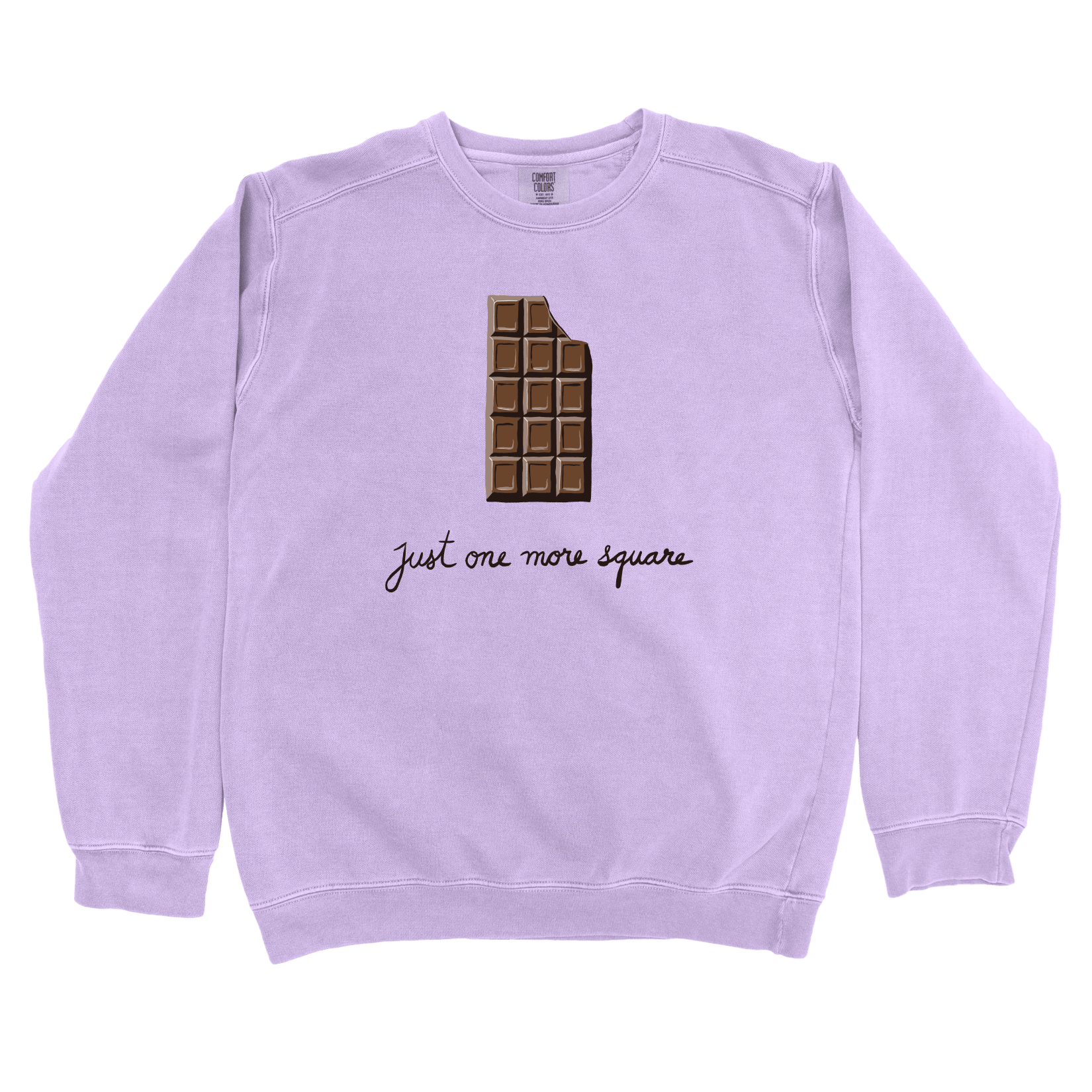 Sweatshirt Orchid / S Just One More Square Sweatshirt