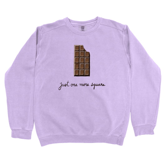 Sweatshirt Orchid / S Just One More Square Sweatshirt