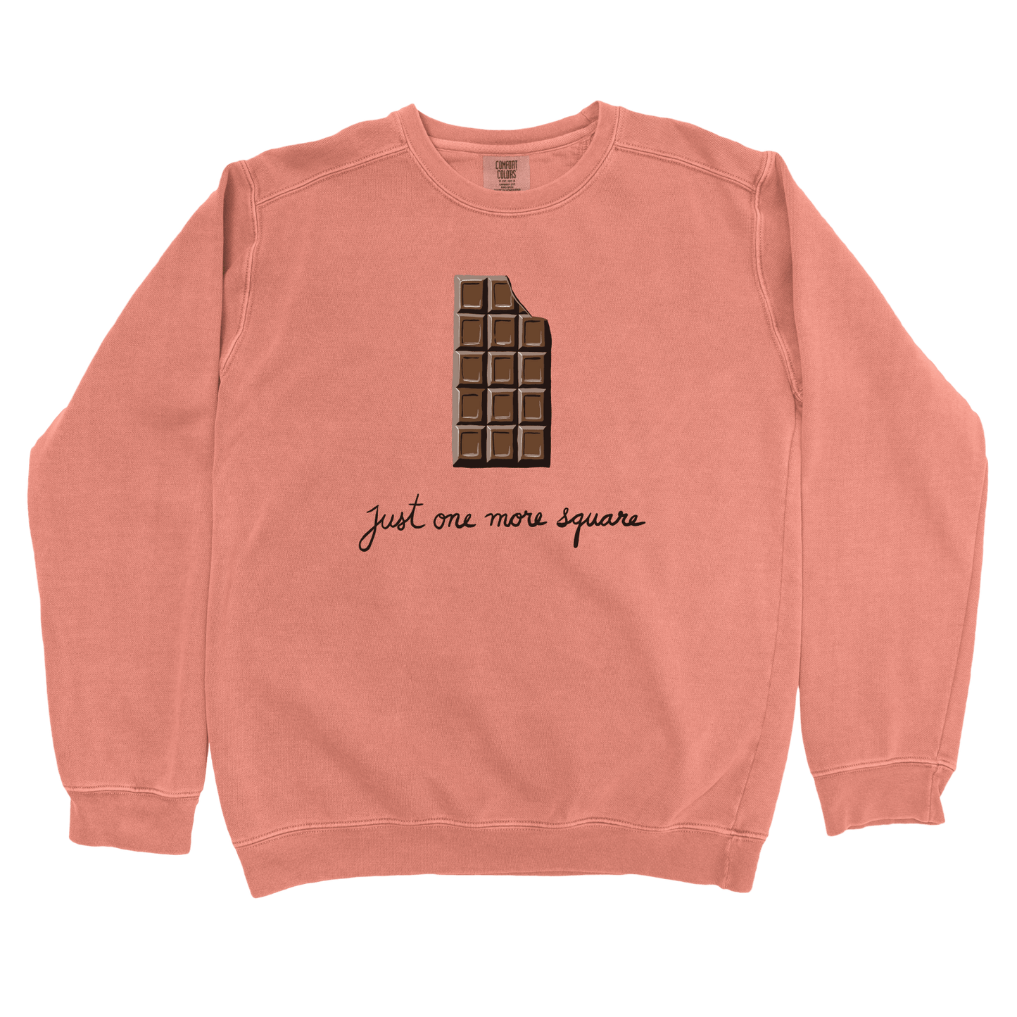 Sweatshirt Terracotta / S Just One More Square Sweatshirt