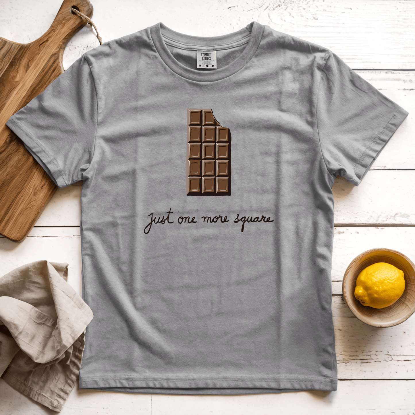 T-Shirt Grey / S Just One More Square