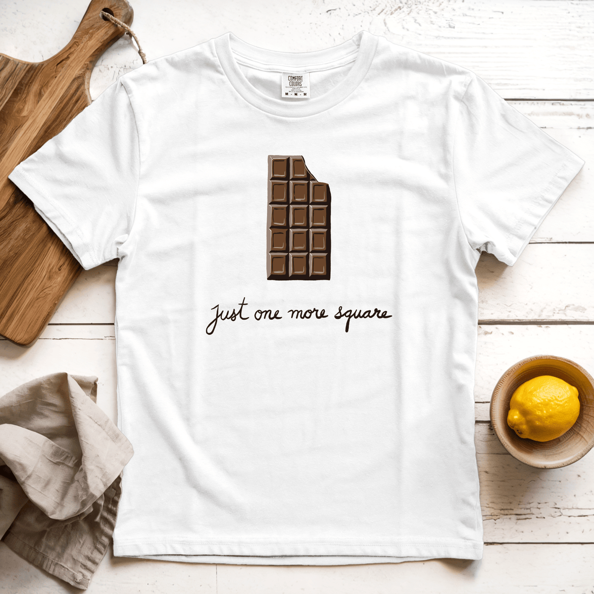 T-Shirt White / S Just One More Square