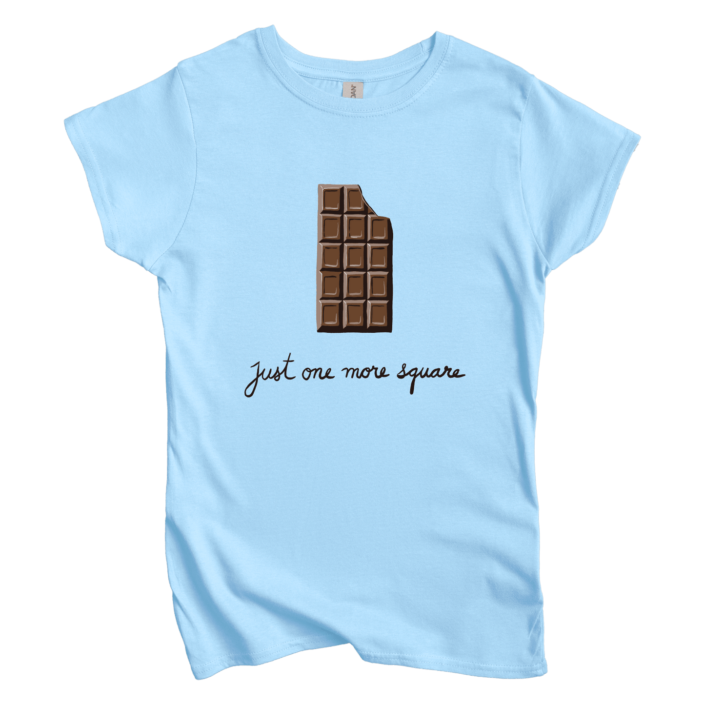 T-Shirt M / Light Blue Just One More Square Women's Tee