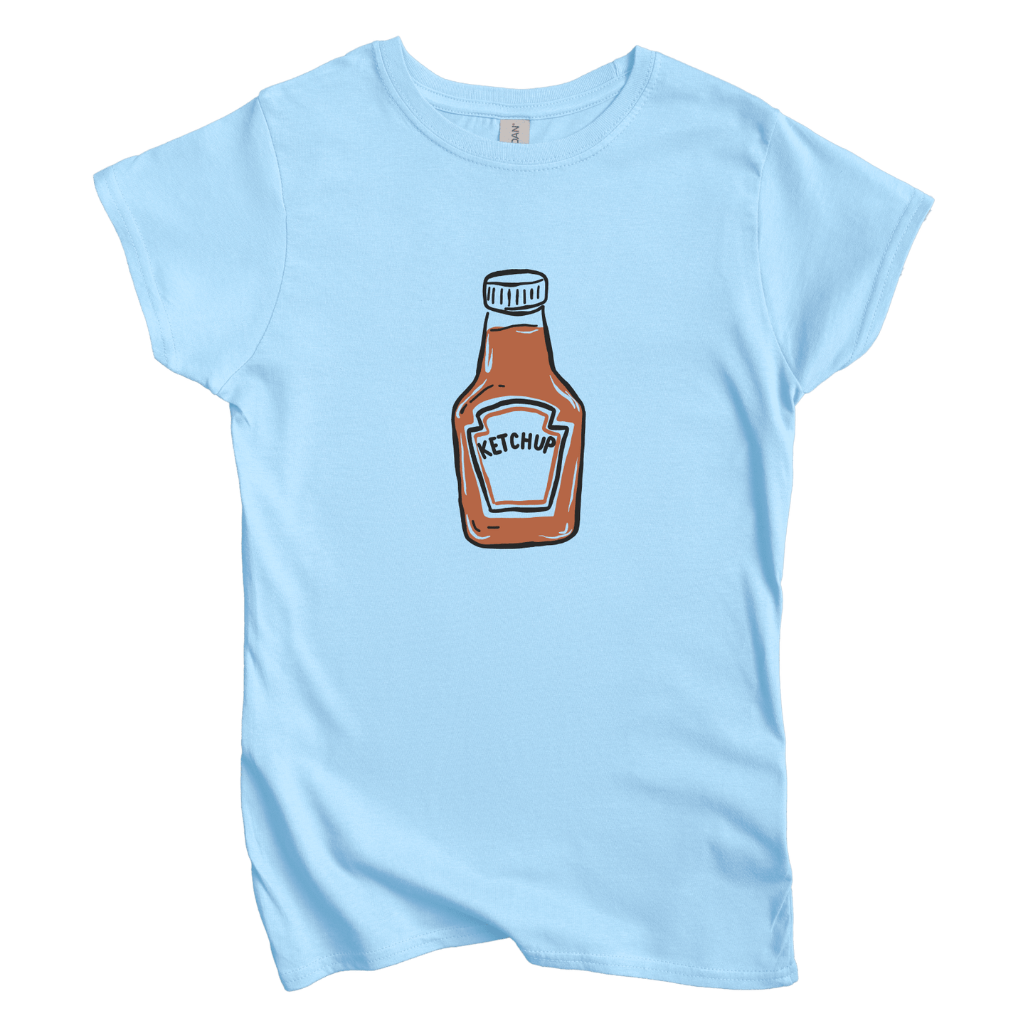 T-Shirt S / Light Blue Ketchup Women's Tee