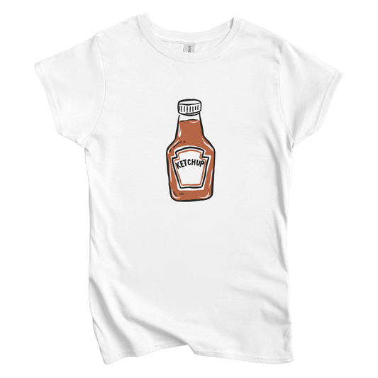 T-Shirt S / White Ketchup Women's Tee