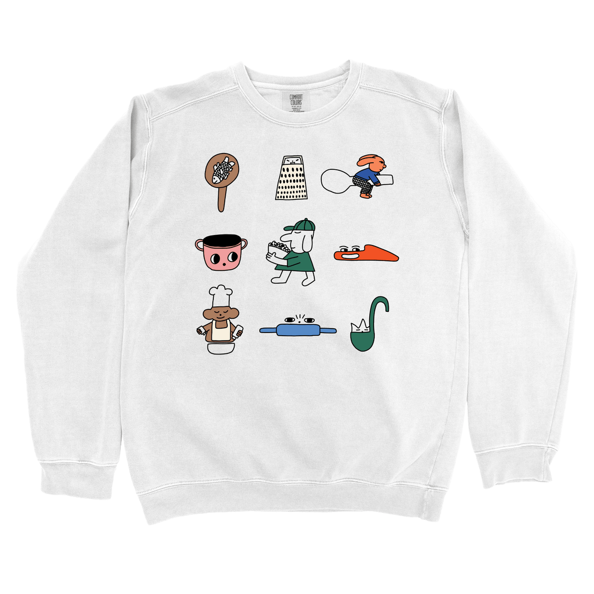 T-Shirts White / S Kitchen Crew: Sae Karepe Sweatshirt