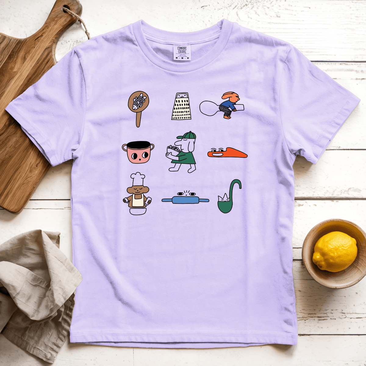 T-Shirts Orchid / S Kitchen Crew: Sae Karepe