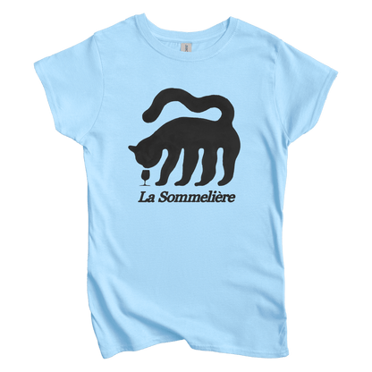 T-Shirts S / Light Blue La Sommelière: Bloomingvisions Women's Tee