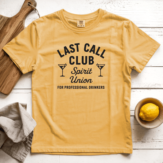 T-Shirt Mustard / S Last Call Club