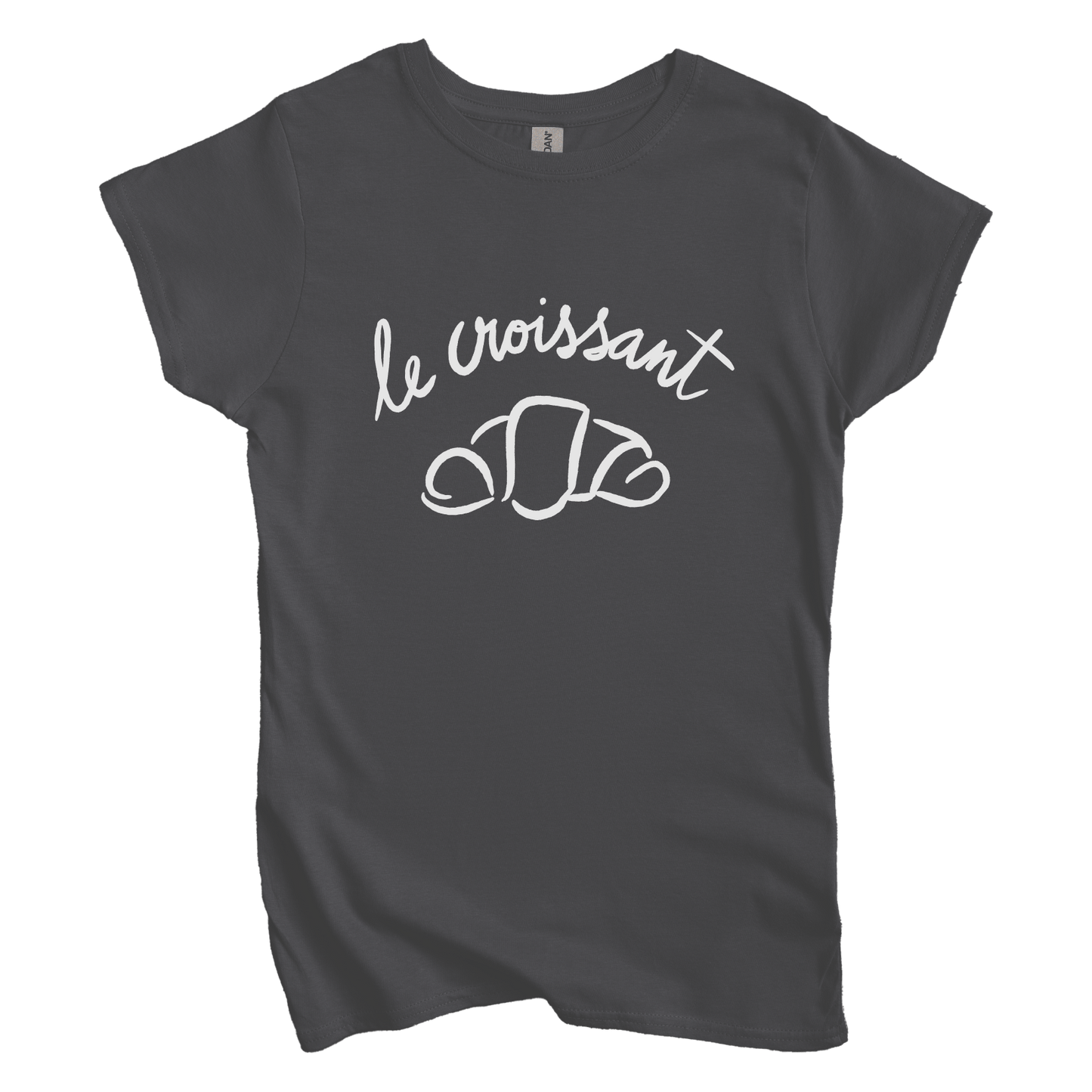 T-Shirt M / Charcoal Le Croissant Women's Tee