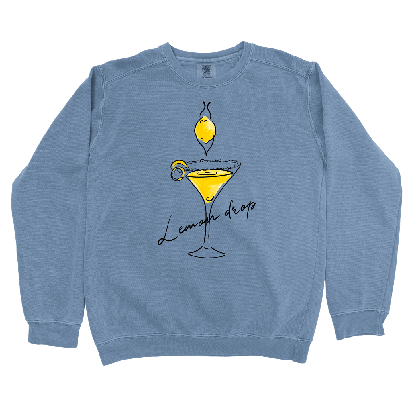 Sweatshirt Blue Jean / S Lemon Drop: Micro Barbi Sweatshirt