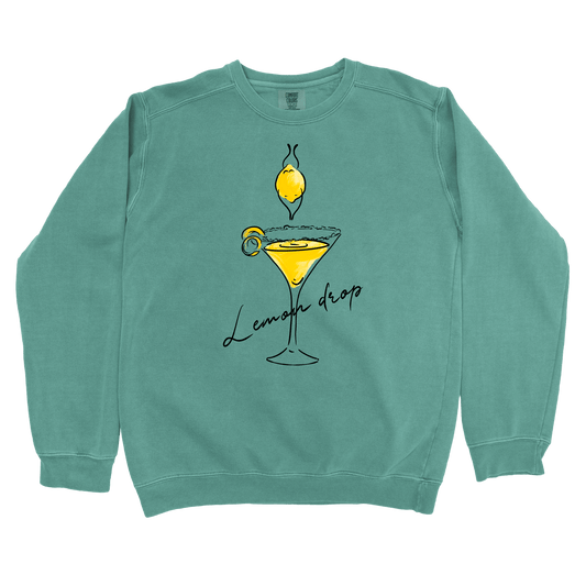 Sweatshirt Light Green / S Lemon Drop: Micro Barbi Sweatshirt