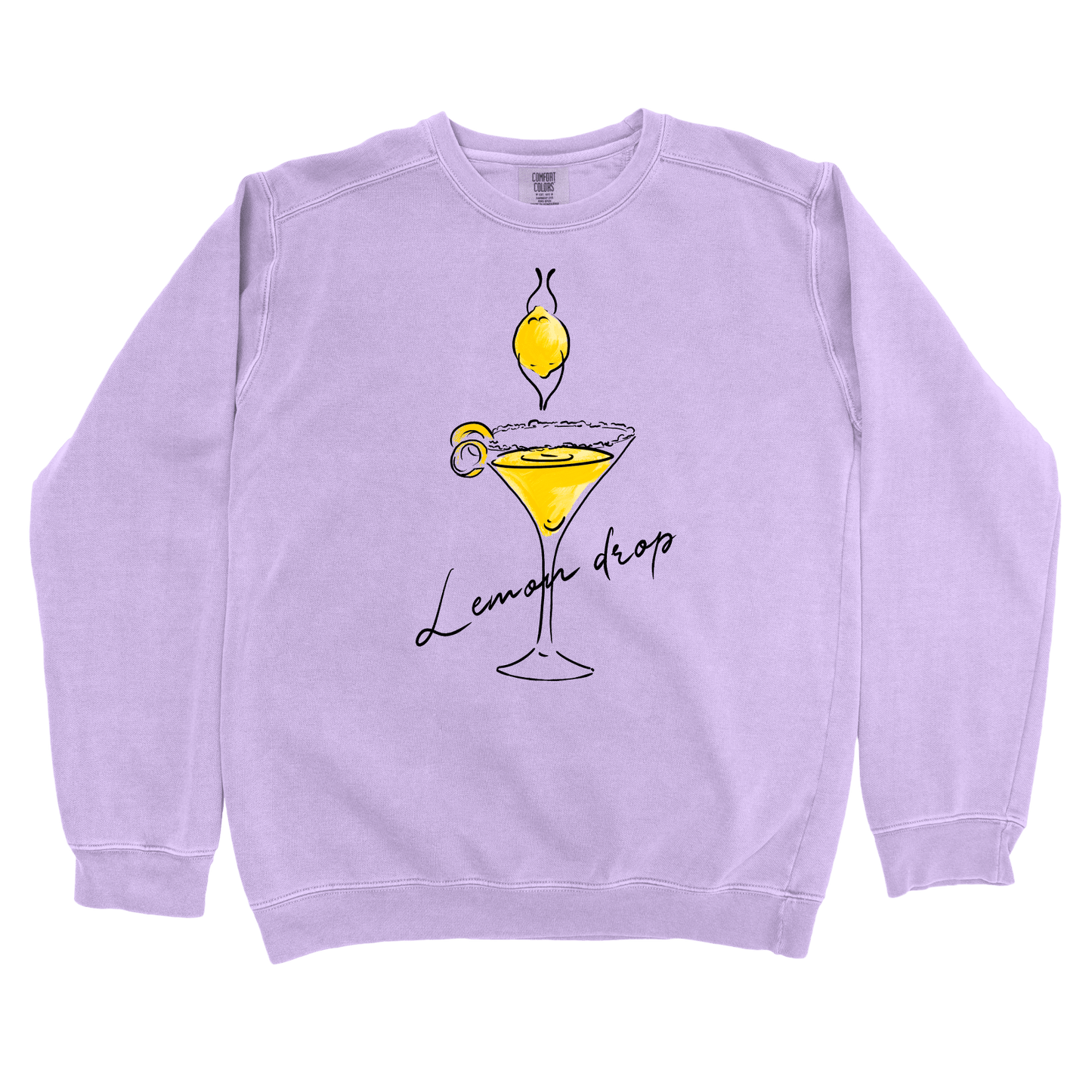 Sweatshirt Orchid / S Lemon Drop: Micro Barbi Sweatshirt