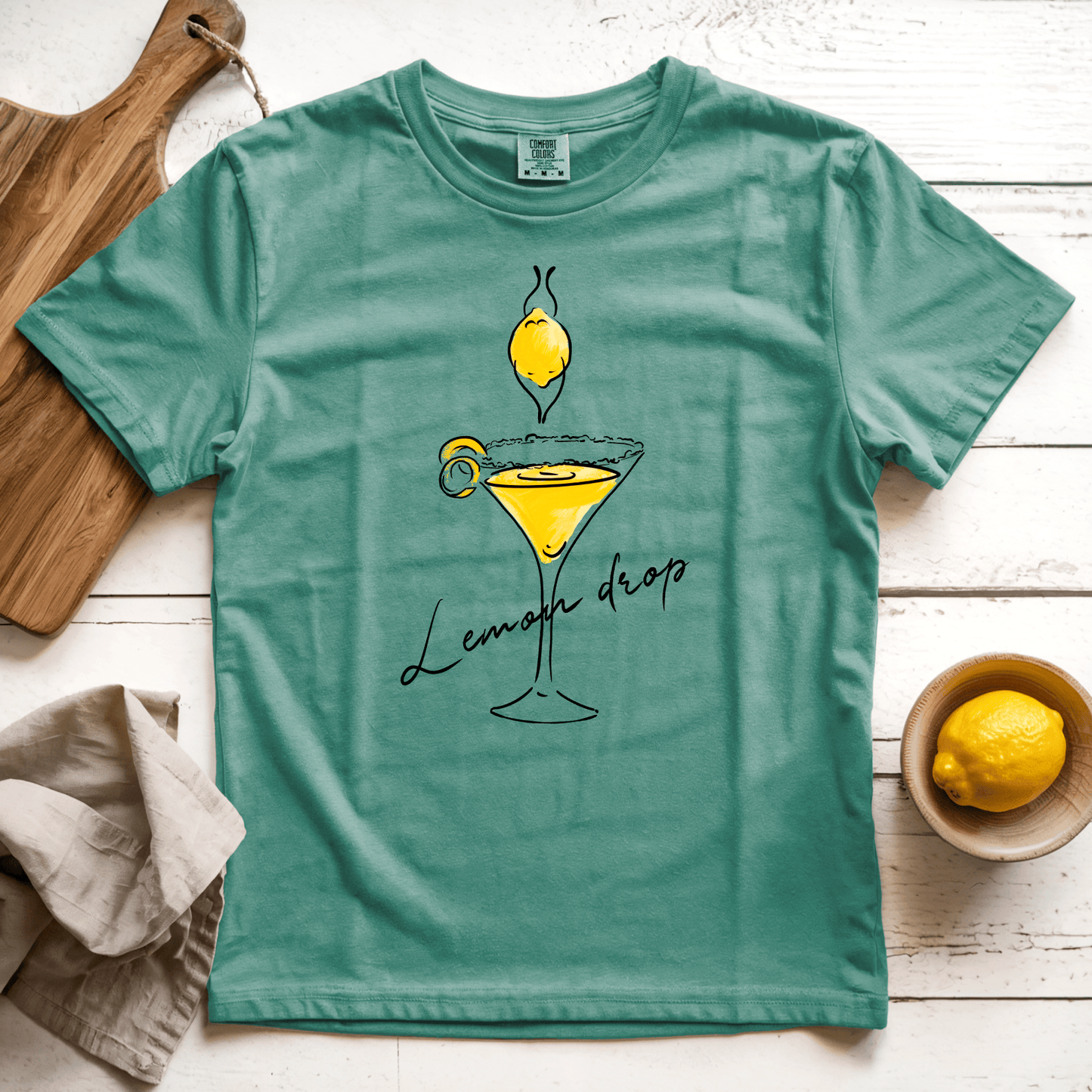 T-Shirt Light Green / S Lemon Drop: Micro Barbi