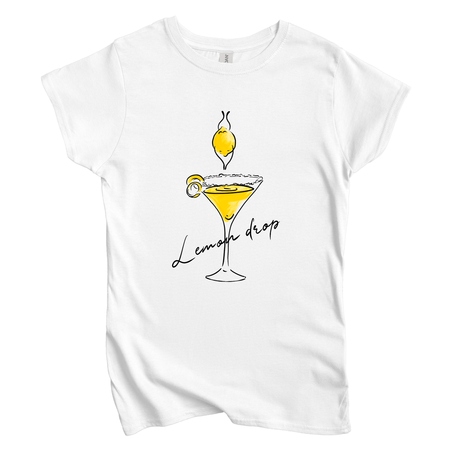 T-Shirt S / White Lemon Drop: Micro Barbi Women's Tee