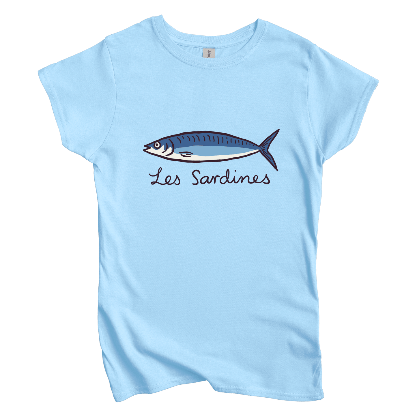 T-Shirt S / Light Blue Les Sardines Women's Tee