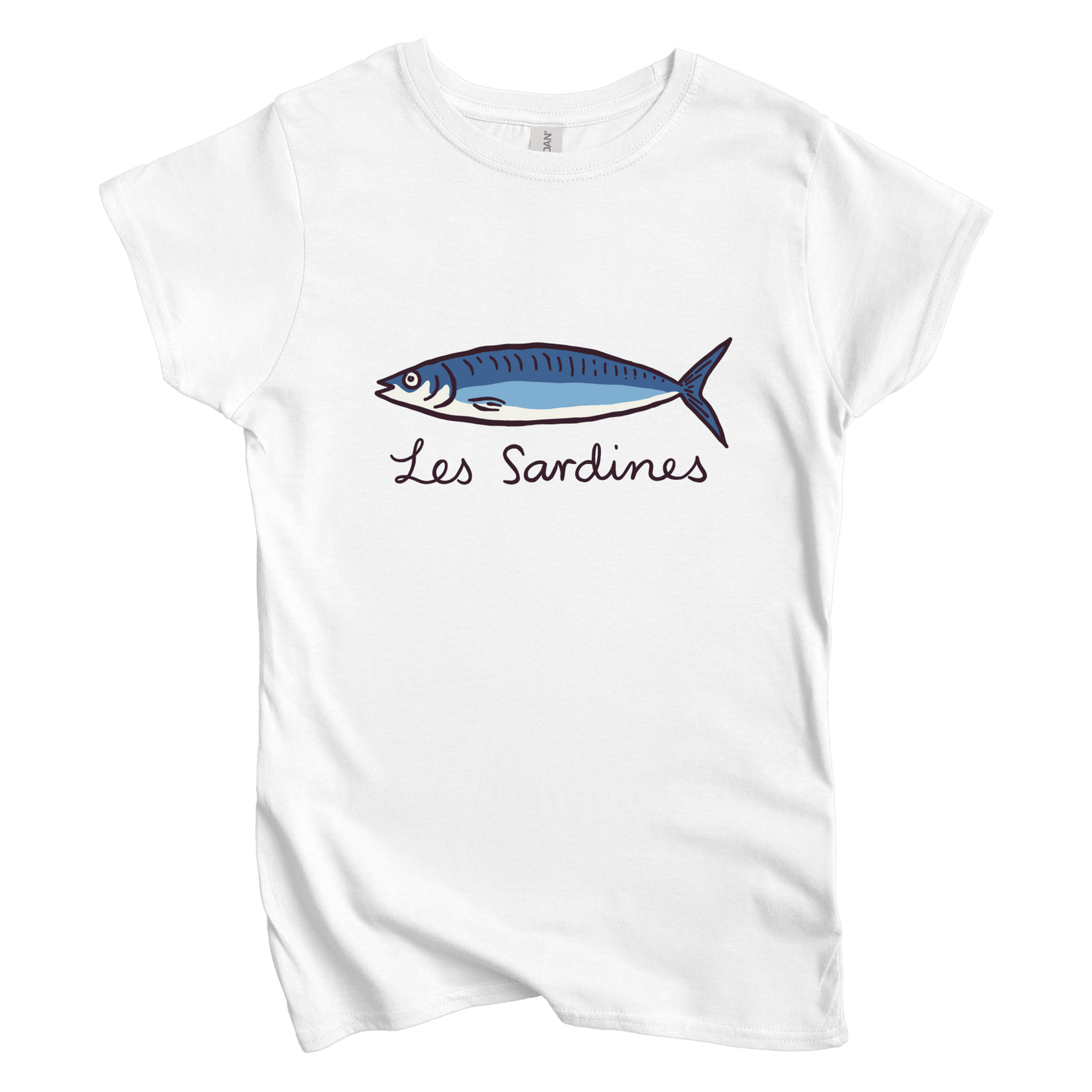 T-Shirt S / White Les Sardines Women's Tee