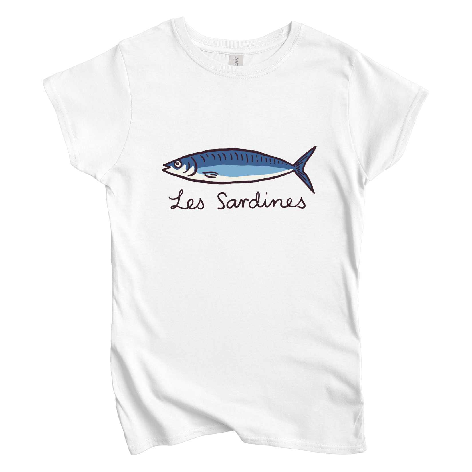 T-Shirt S / White Les Sardines Women's Tee