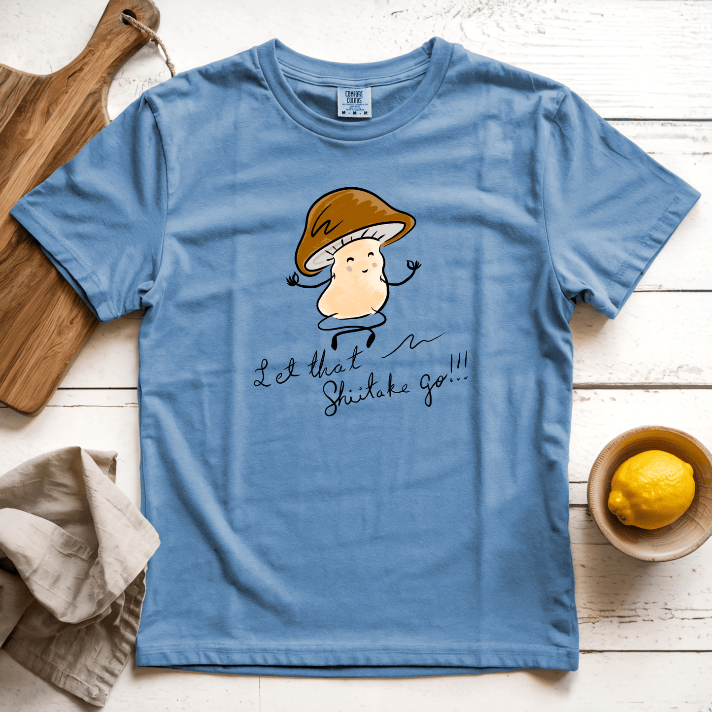 T-Shirt Blue Jean / S Let That Shiitake Go: Micro Barbi