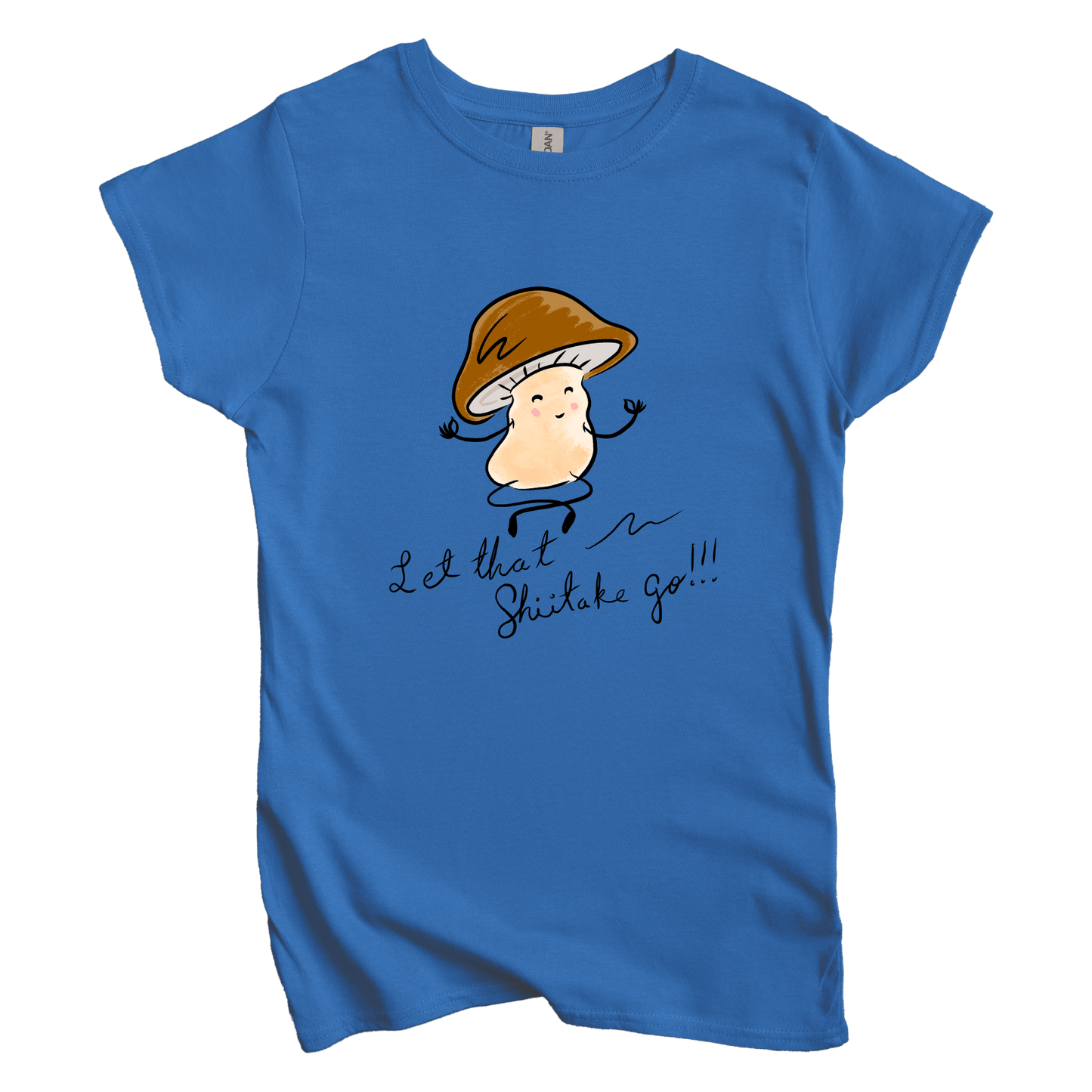 T-Shirt S / Royal Let That Shiitake Go: Micro Barbi Women's Tee