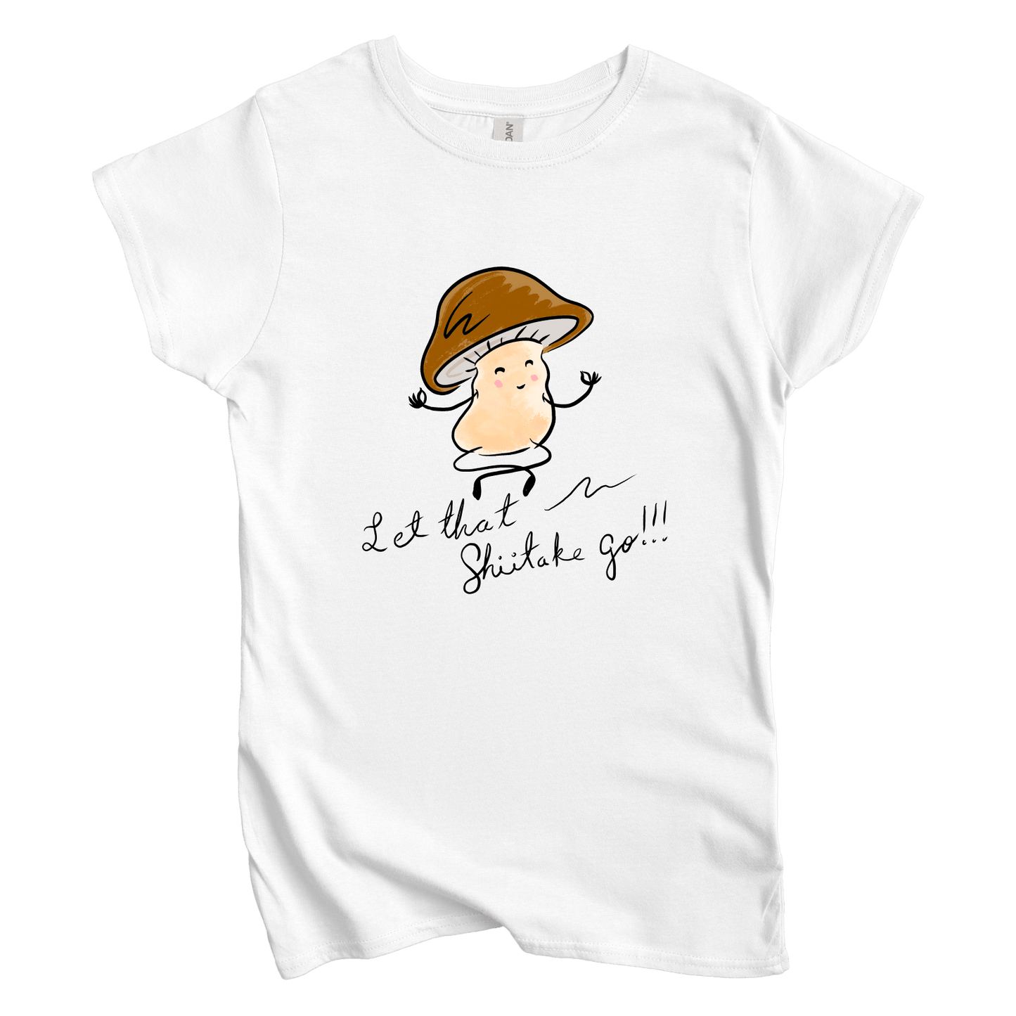 T-Shirt S / White Let That Shiitake Go: Micro Barbi Women's Tee