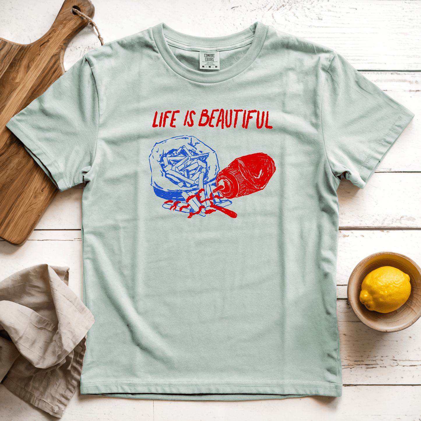 T-Shirts Bay / S Life is Beautiful: Rusted Work