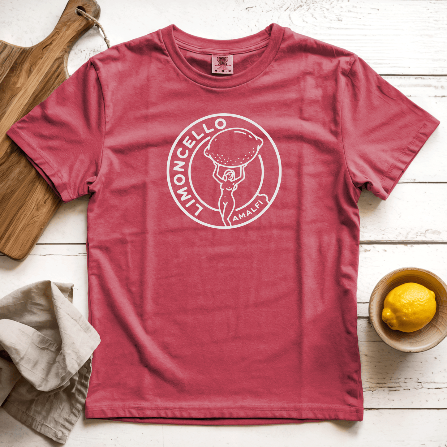 T-Shirt Crimson / S Limoncello Amalfi