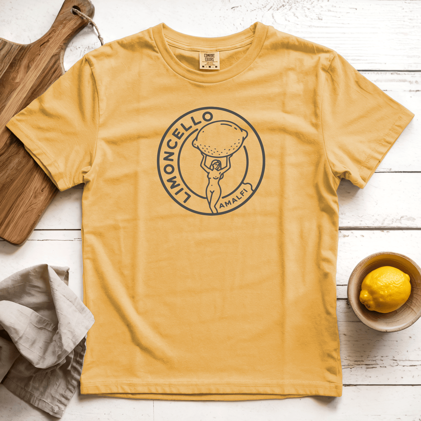 T-Shirt Mustard / S Limoncello Amalfi