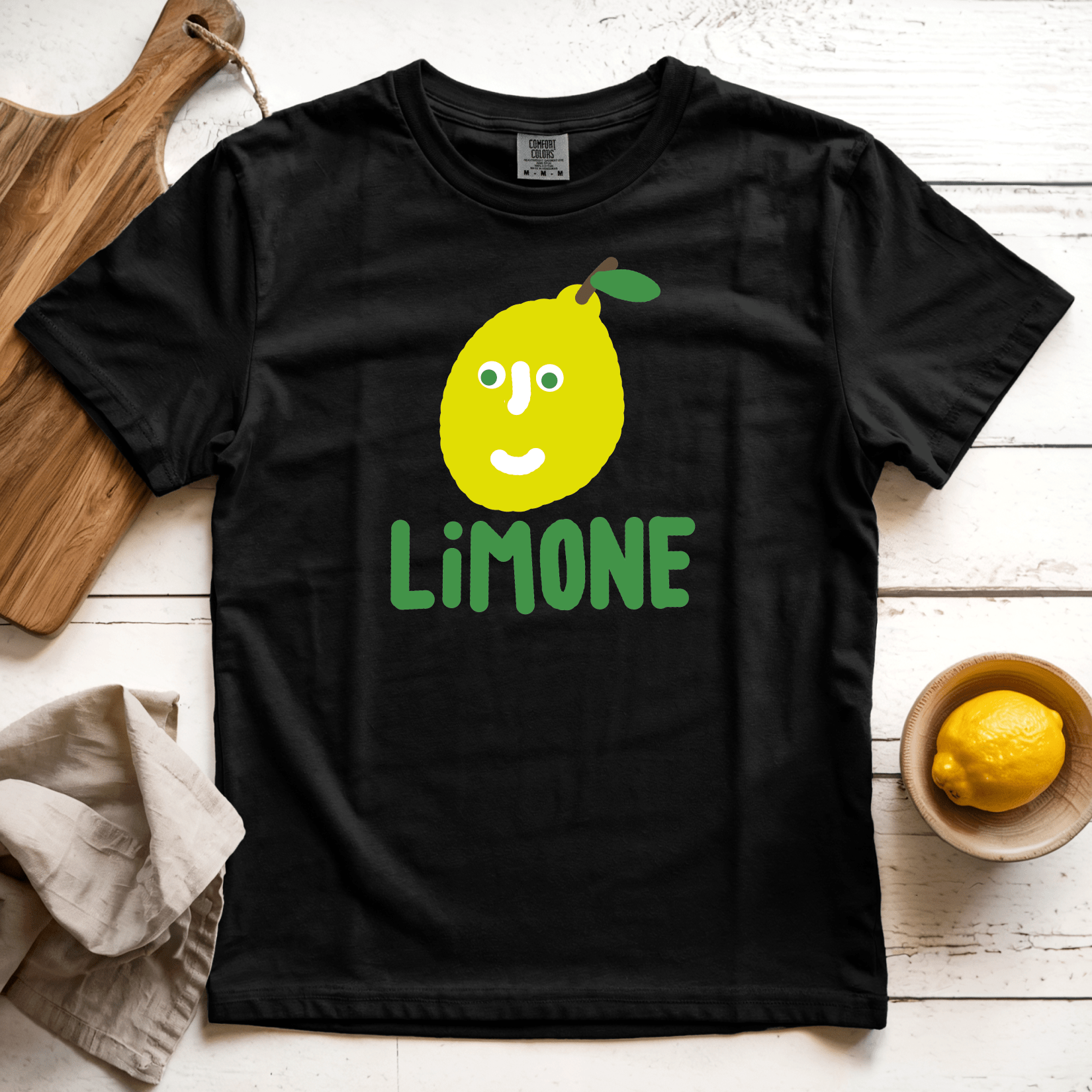 T-Shirt Black / S Limone: Longland