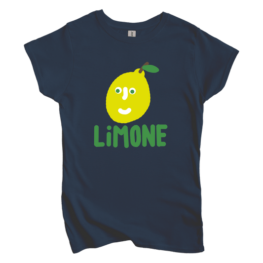 T-Shirt S / Navy Limone: Longoland Women's Tee