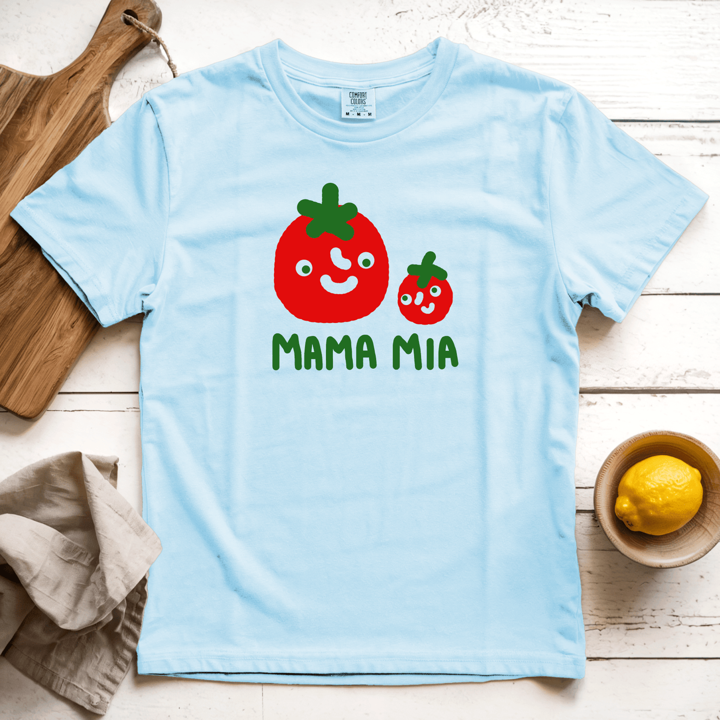 T-Shirts Chambray / S Mama Mia: Longoland