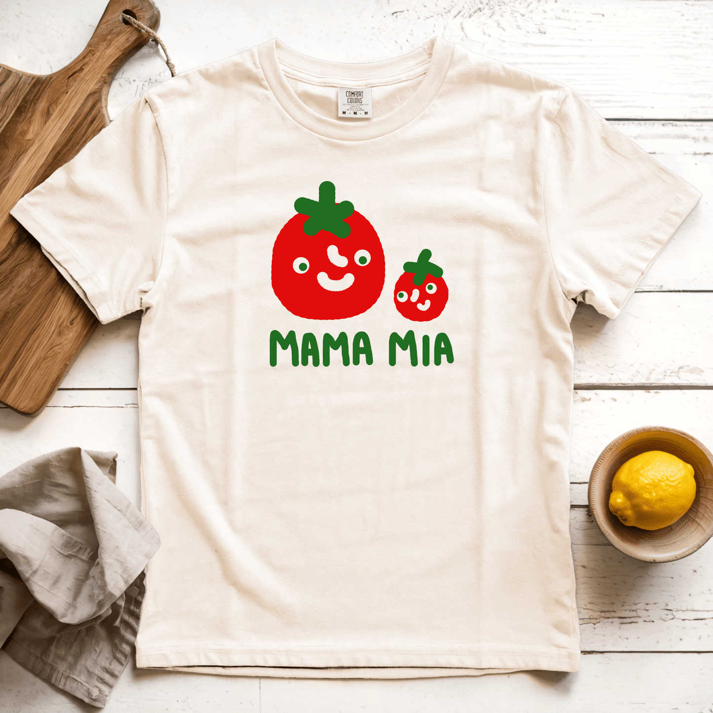 T-Shirts Ivory / S Mama Mia: Longoland