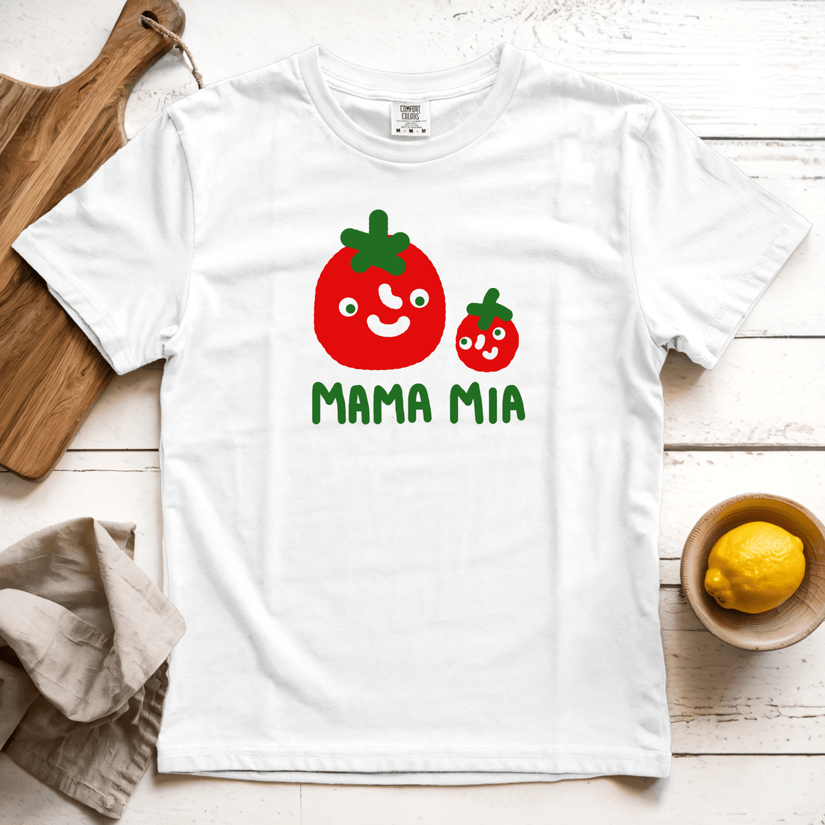 T-Shirts White / S Mama Mia: Longoland