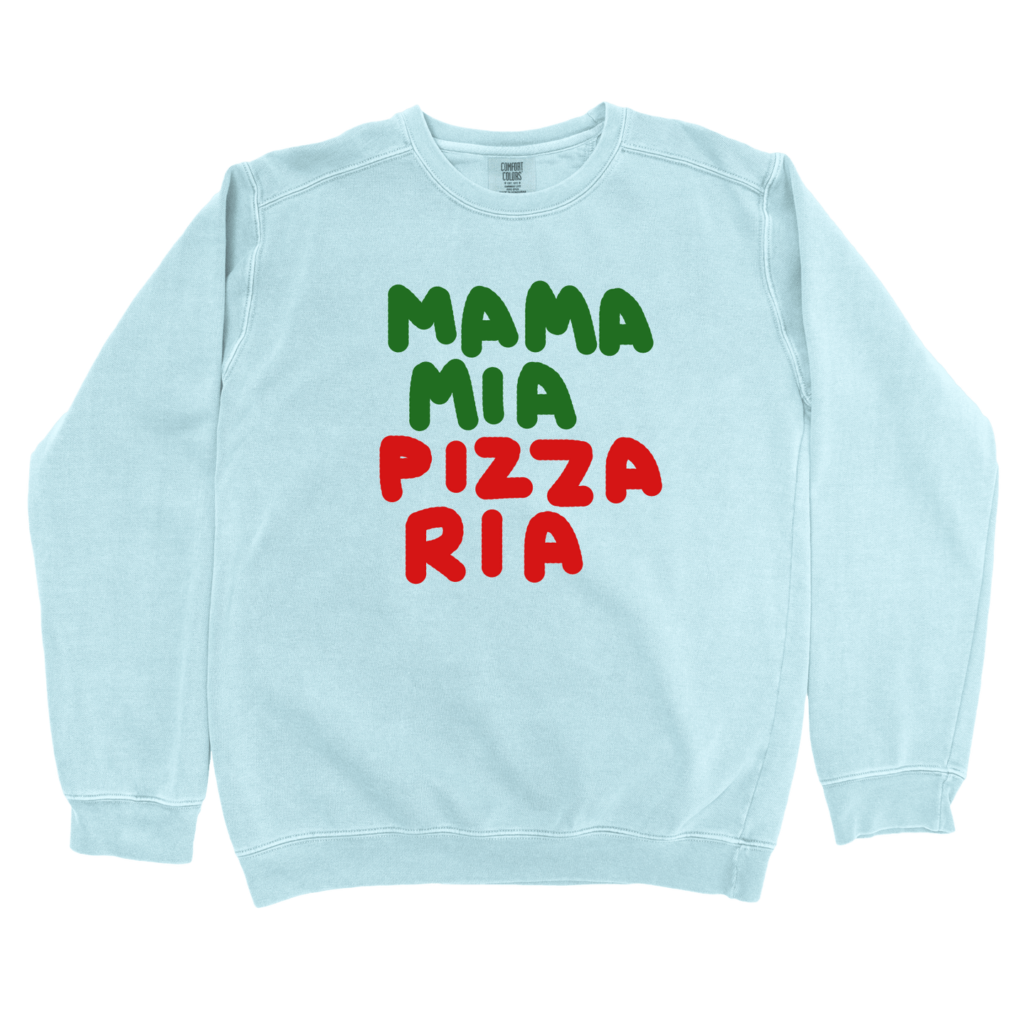 Sweatshirt Chambray / S Mama Mia Pizza Ria: Longoland Sweatshirt