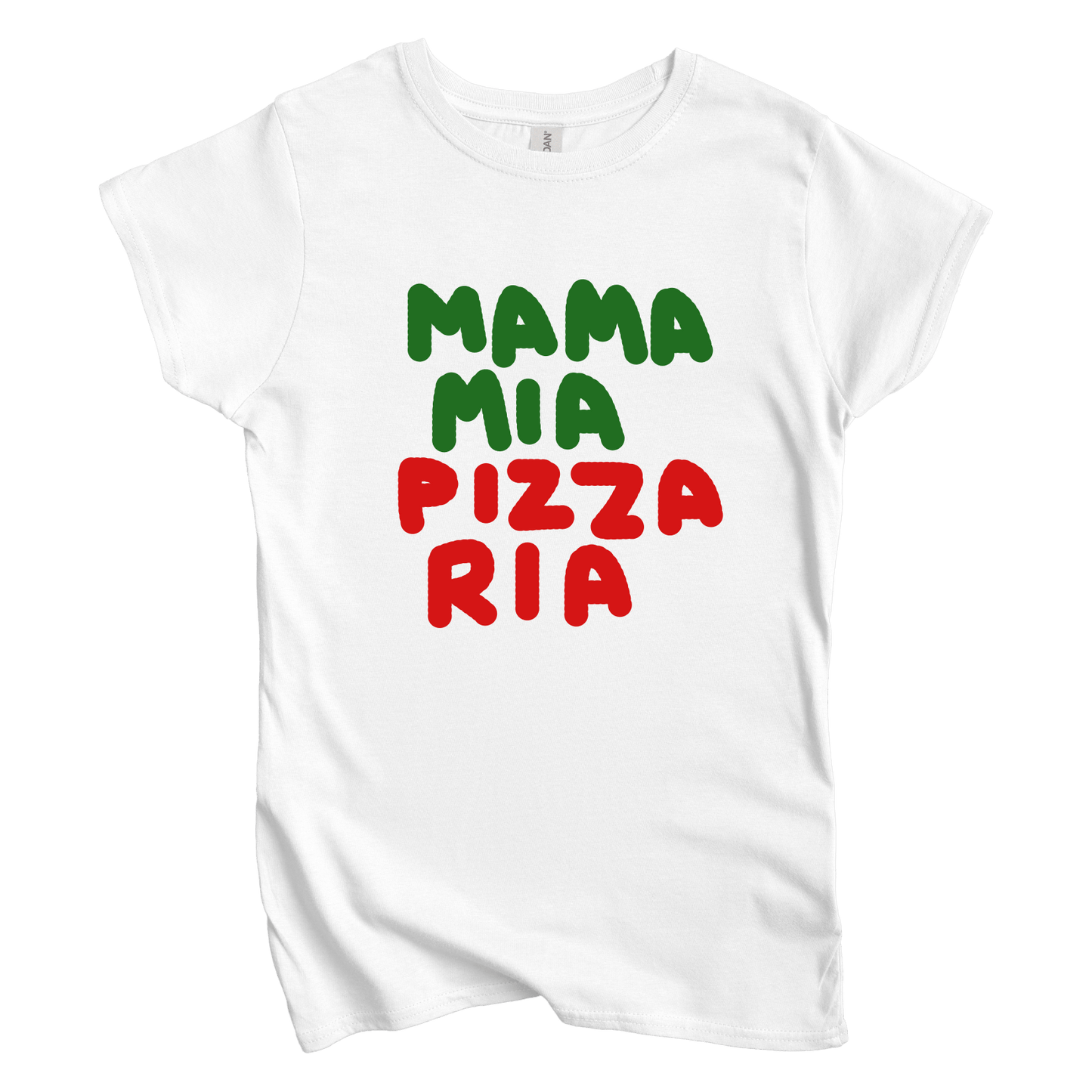 T-Shirt S / White Mama Mia Pizza Ria: Longoland Women's Tee