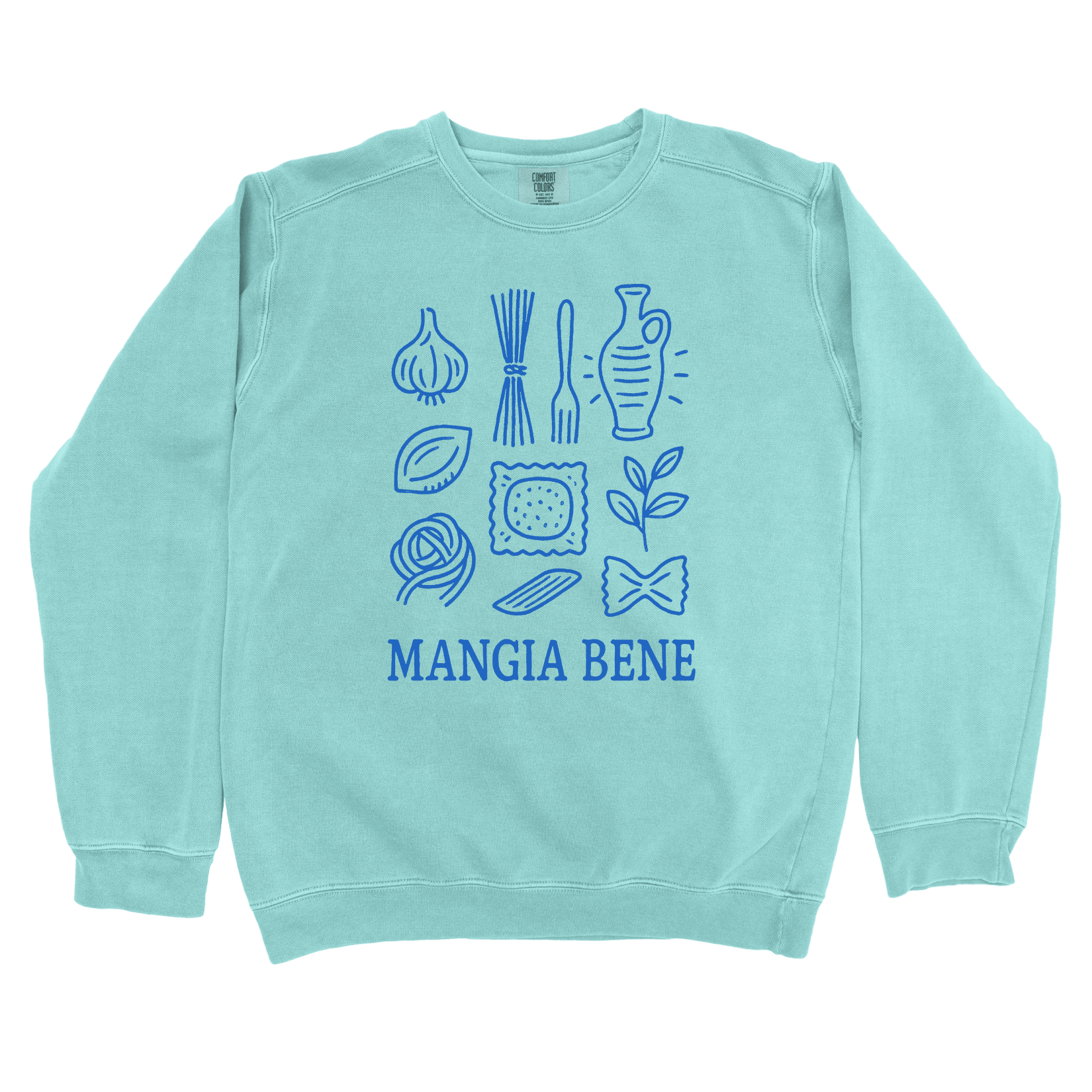 Sweatshirt Chalky Mint / S Mangia Bene Sweatshirt