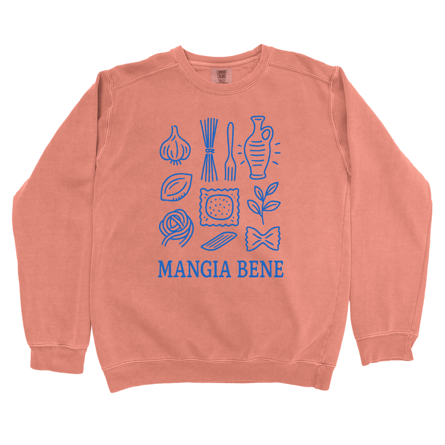 Sweatshirt Terracotta / S Mangia Bene Sweatshirt