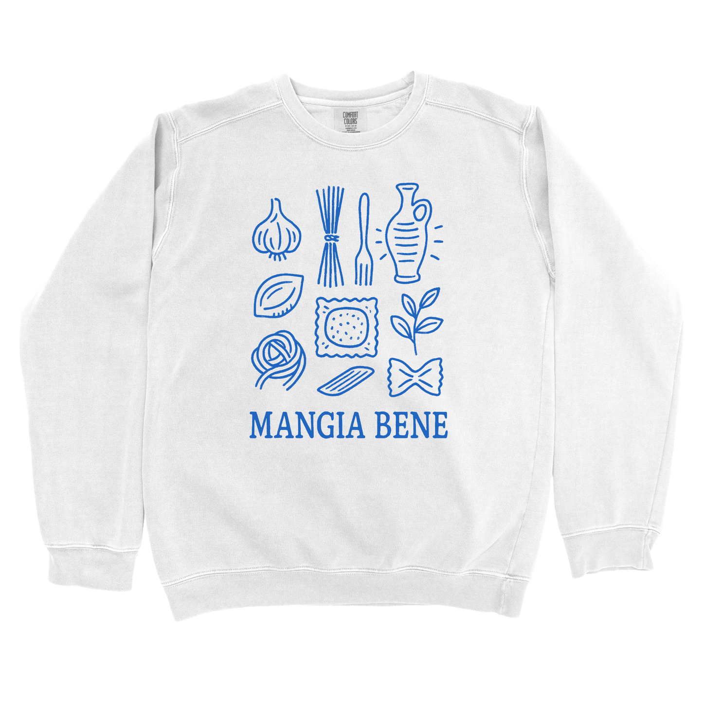 Sweatshirt White / S Mangia Bene Sweatshirt