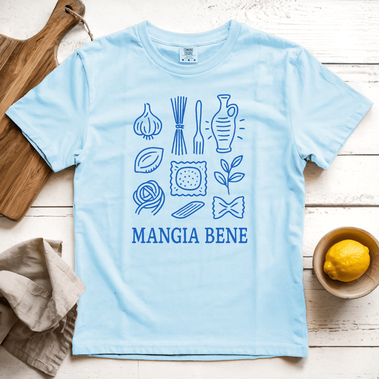 T-Shirt Chambray / S Mangia Bene