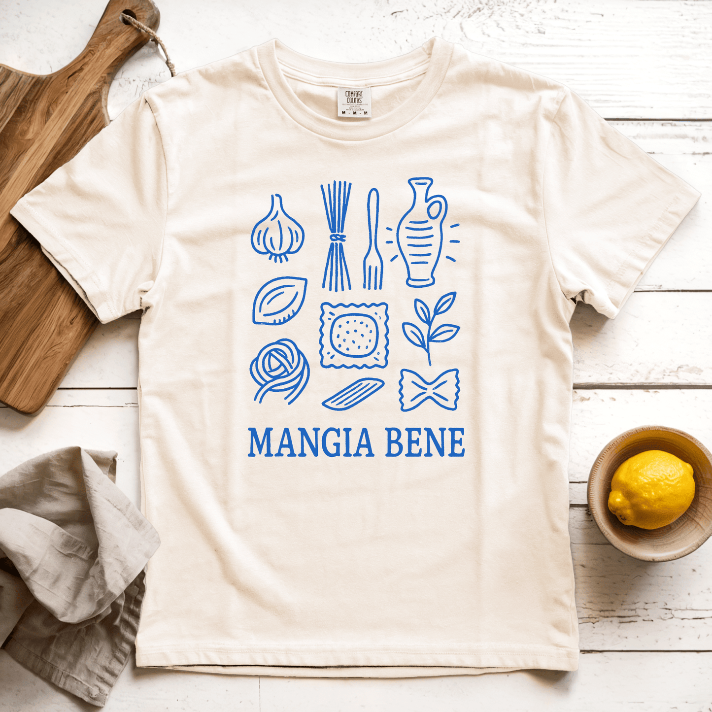 T-Shirt Ivory / S Mangia Bene