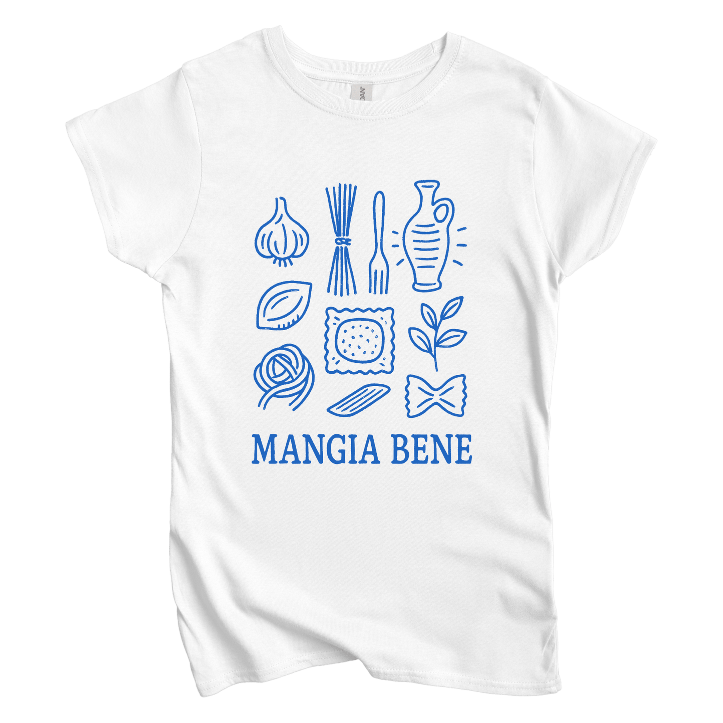 T-Shirt S / White Mangia Bene Women's Tee